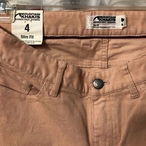 Mountain Khakis Size 4 slim fit NWT
